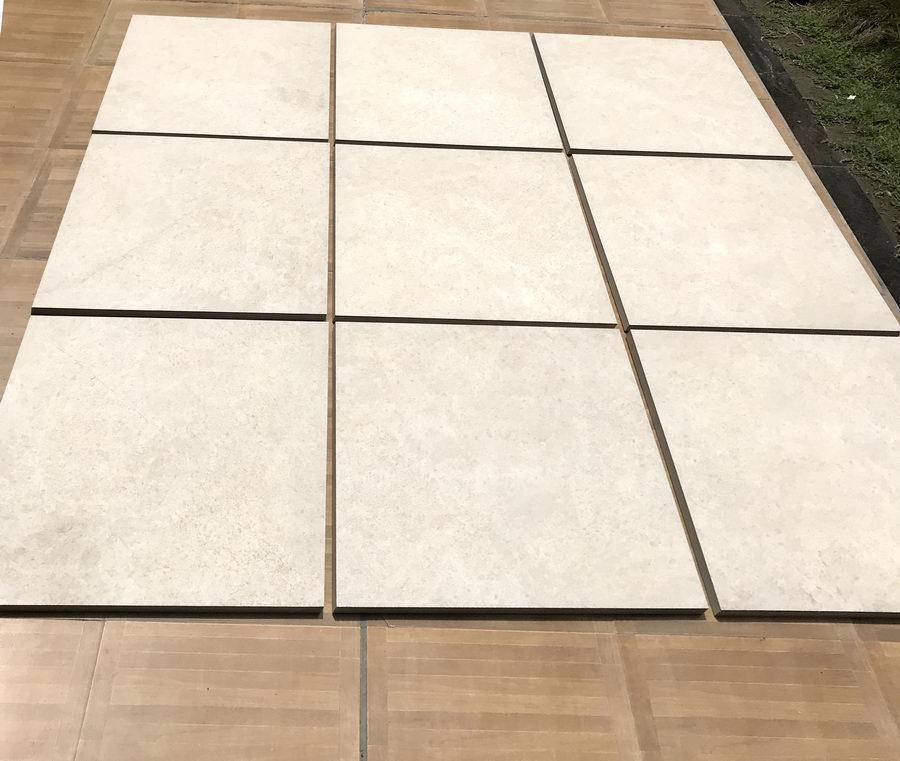 Cream Porcelain Paving Slabs Monolith Series 600x600x20mm £28.99/m2