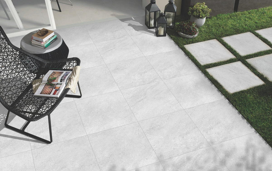 Hammer Grey Porcelain Paving Slabs 900x600x20mm £22.98/m2