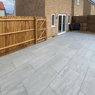 Kandla Grey Porcelain Paving Slabs 600x600x20mm £24.47/m2