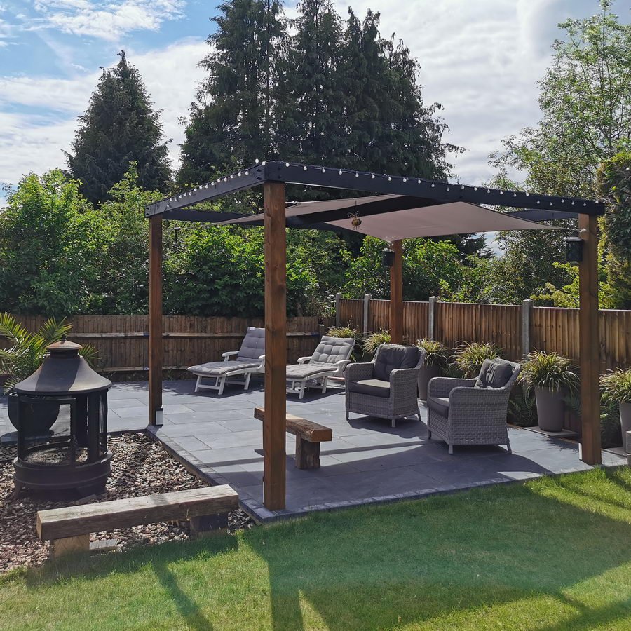Anthracite Black Porcelain Paving Slabs 900x600x20mm £22.69/m2