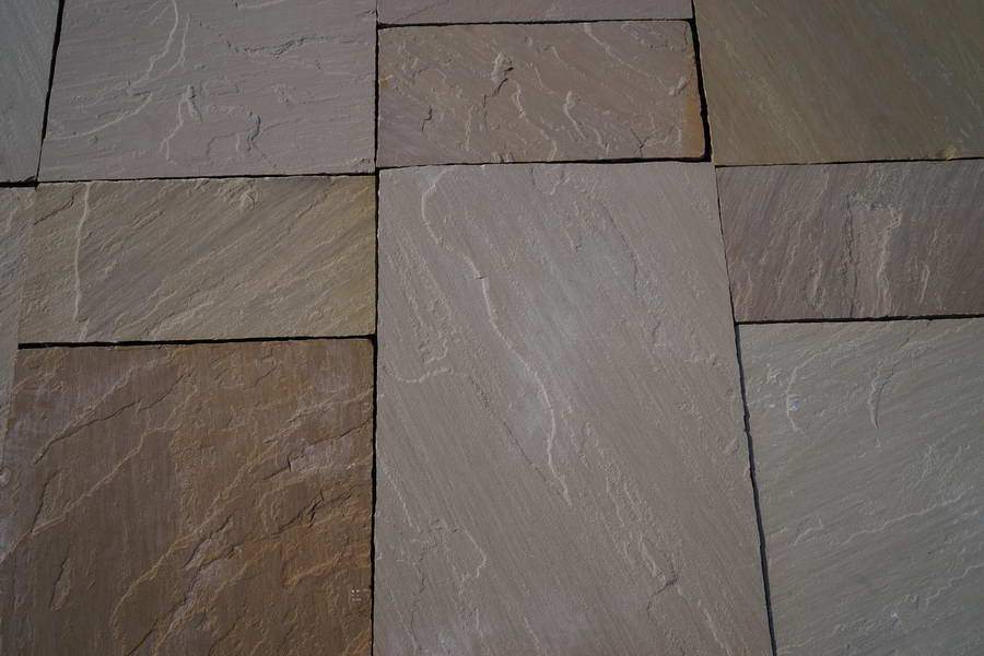 Raj Blend Sandstone Paving Slabs, 560 Series 3 Sizes 22mm Calibrated £22.91/m2