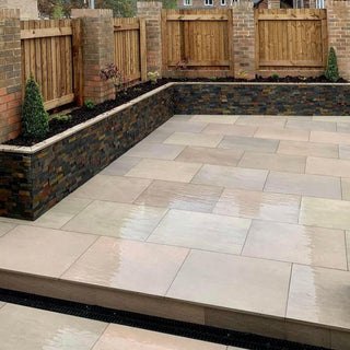 Raj Green Porcelain Paving Slabs 900x600x20 £20.89/m2