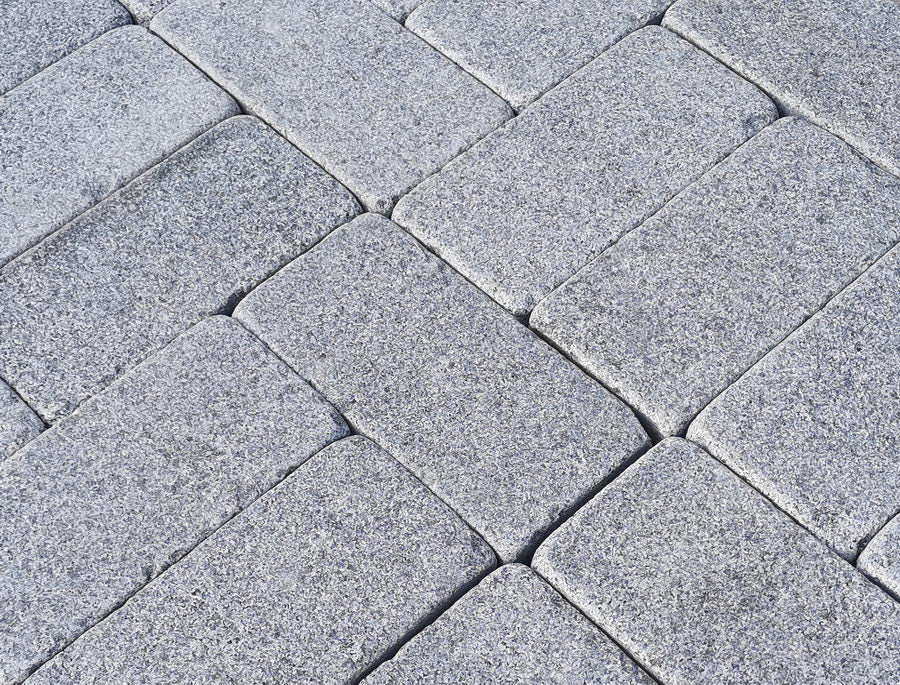 Tumbled Granite Setts, Paving Edging, Blue Black Cobbles 200x100x30mm £41.89/m2