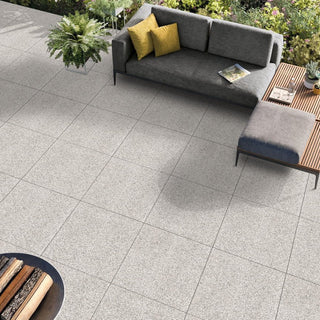 Silver Grey Porcelain Paving Slabs Granite Effect 900x600x20mm £20.60/m2