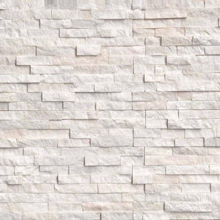 Sparkle White Quartz Split Face Mosaic Tiles Cladding 550x150 £34.49/m2