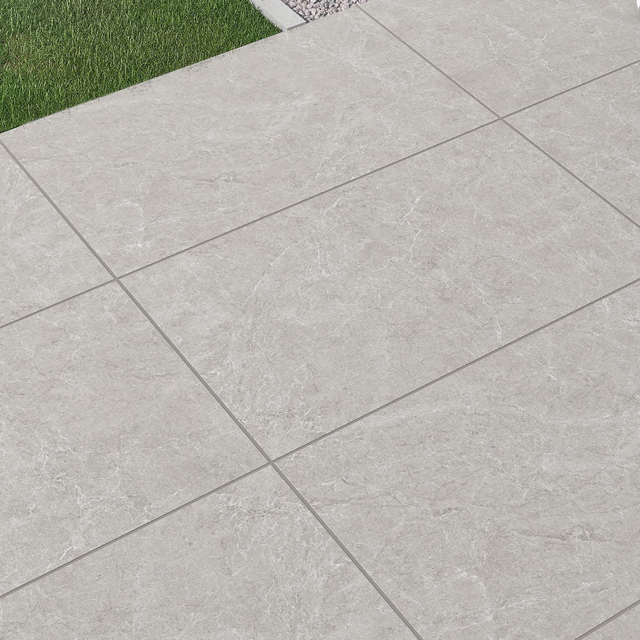 Station Grey Porcelain Paving Slabs 900x600 £20.99/m2