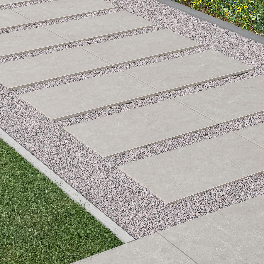 Station Grey Porcelain Paving Tiles 900 x 600 | Stone Paving Direct