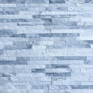 Ice Grey Sparkle Quartz Split Face Tiles, Stone Cladding 360x100 £28.89/m2