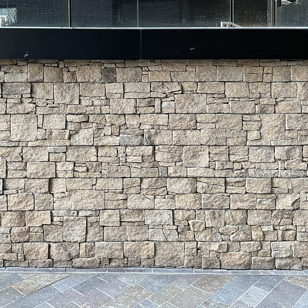 Yellow Sandstone Cladding 120x60cm Flexible Stone Cladding Cloudy